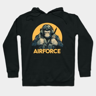 Air force gorilla Hoodie